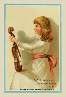 Instrument Prints: Geo C. Newman - Violin