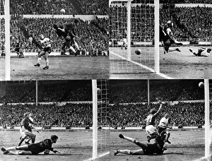 Wembley Prints: Geoff Hurst in Four Picture Sequence