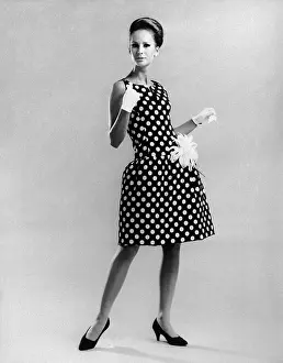 Dots Prints: Geoffrey Beene Polka Dot Dress