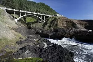 Breaker Collection: Geological formations, Cape Perpetua, Oregon, USA