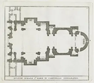Geometrical Prints: Geometric plan of the church of S
