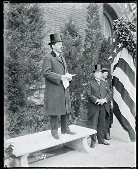 Rhetoric Prints: George A. McAneny Delivering an Address