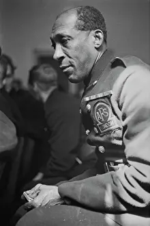 Prints of Trinidadian civil rights activist, firefighter and soldier George Arthur Roberts (1890-1970), wearing his London Auxiliary Fire Service (AFS) uniform Discover the Vision of Haywood Magee – A Master of Mid-Century British Life: George Arthur Roberts, Trinidadian Civil Rights Activist, Firefighter & Soldier