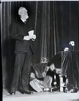 Delivering Prints: George Bernard Shaw Delivering Speech