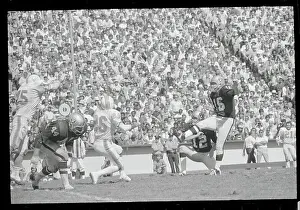 George Blanda Kicking Field Goal