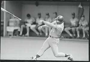 George Brett Throwing Bat