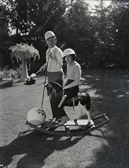Polo Prints: George Burns And Gracie Allen Play Polo