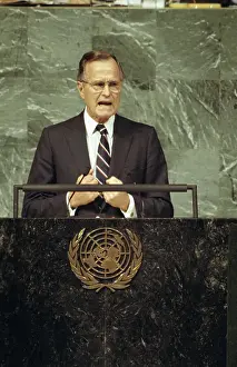 George Bush Addressing General Assembly