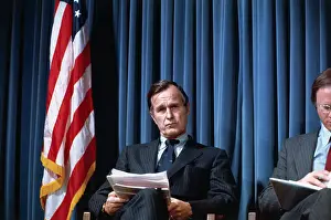George Bush Appearing Before Senate