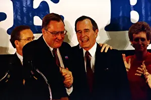 Brady Prints: George Bush with James Brady