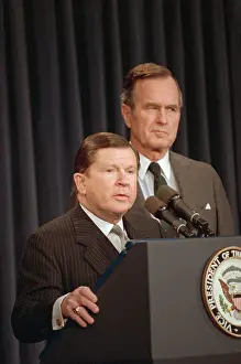 George Bush with John Tower