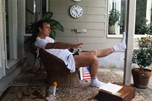 George Bush Relaxing