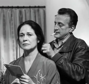 George C Prints: George C. Scott With Colleen Dewhurst