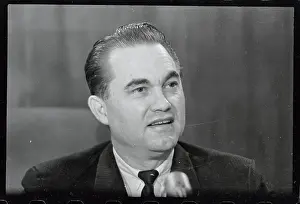 George C. Wallace Speaking on Set