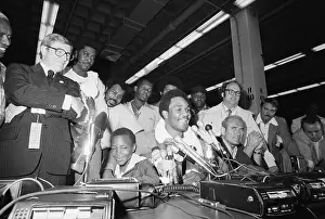 George Foreman Meeting the Press