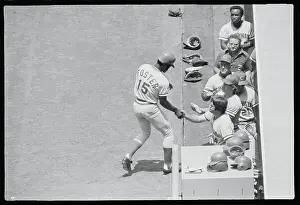 George Foster Giving Dusty Baker a Run for Baseball