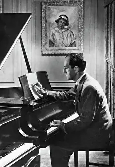 George Gershwin At The Piano