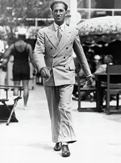 Strolling Prints: George Gershwin Strolls In Miami Beach