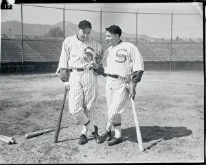 Pasadena Prints: George Haas and Jimmy Dykes Conversing