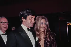 Huty35670 Prints: George Hamilton & Alana Collins