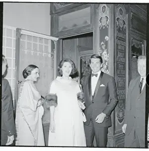 George Hamilton with His Mother and Lynda Bird Johnson