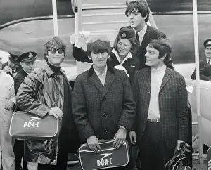 George Harrison Getting Hair Combed