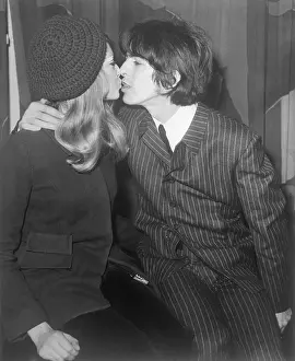 George Harrison and His Wife Patti Boyd