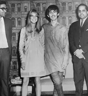 George Harrison and Wife Patti Boyd Harrison