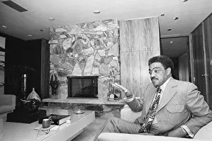 George Johnson Seated in His Office