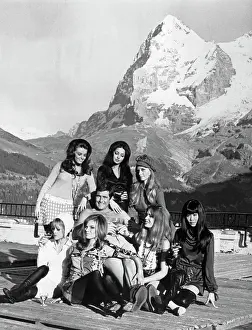 Filming Prints: George Lazenby With New Bond Girls