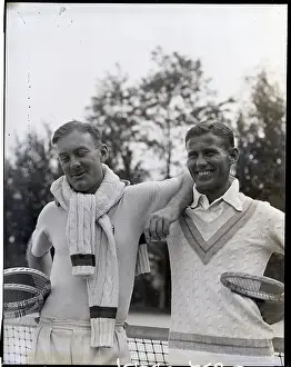 Racquet Prints: George Lott and Bruce Barnes