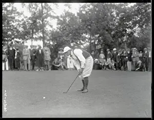 Precision Prints: George Lyon Hitting Golf Ball