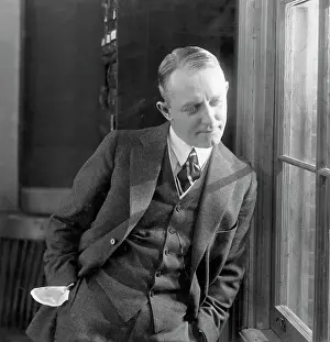 Producer Prints: George M Cohan Leaning Against Window