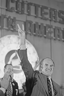 George McGovern Gesturing with His Fingers
