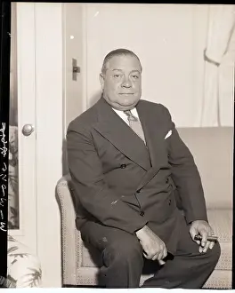 George Mcmanus Seated in Ship Stateroom