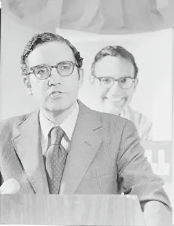 George J Prints: George Mitchell Speaking at Podium