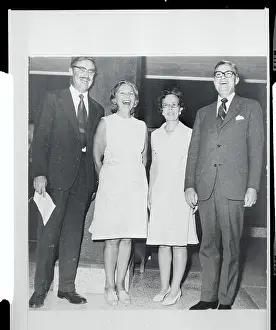 George Moore and Cleo Noel Jr. Posing with Their Wives