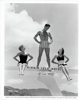 George Nader In Four Girls In Town