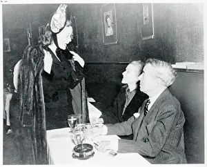 George Nathan and Julie Haydon Greeting Gene Tierney