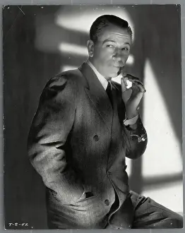George Raft Smoking Cigarette
