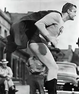 Television Still Prints: George Reeves as Superman in The Adventures of Superman tv series