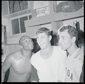 Teammate Prints: George Scott and Carl Yastrzemski in the Locker Room