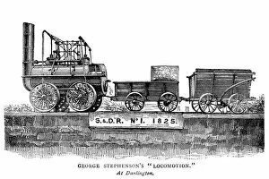 Images Dated 30th April 2017: George Stephensons Locomotion steam engine