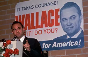 Luncheon Prints: George Wallace Speaks at Luncheon