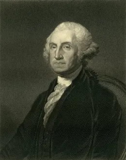 1890 Prints: George Washington, 1st President of the United States