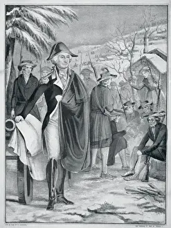 Valley Forge Prints: George Washington in Town