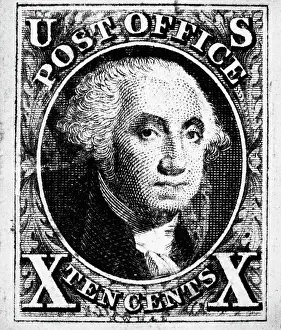 George Washington on United States Stamp