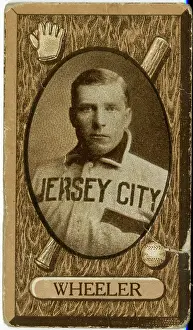 Prints of Cigarette card (published by the Imperial Tobacco Company of Toronto) of American baseball player George Wheeler (1881 - 1918) of the Jersey City Skeeters, 1912 Step Back in Time with Iconic Collectible Cards: George Wheeler Baseball Card