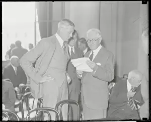 George Whitney and J.P. Morgan Conversing