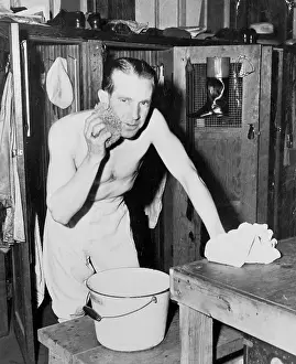 George Woolf in Dressing Room
